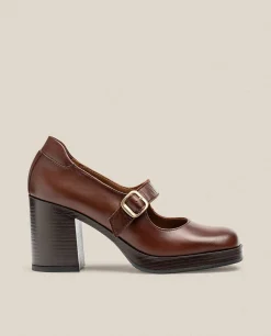 Mujer Yokono Zapatos|Zapato De Tacón KOLIN-010 Marrón