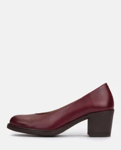 Mujer Yokono Zapatos|Zapato De Tacón LILLE-007 BURDEOS