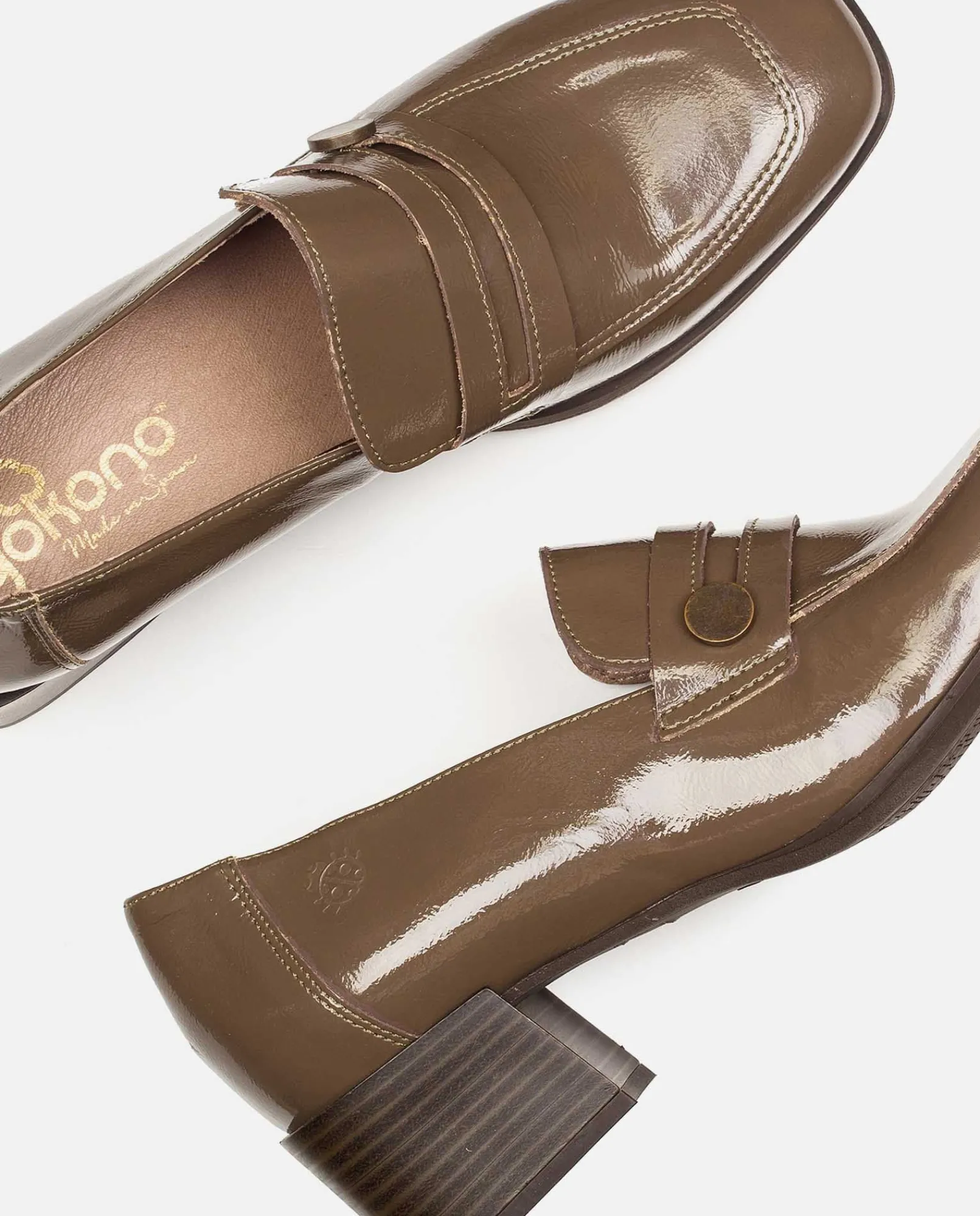 Mujer Yokono Zapatos|Zapato De Tacón NAJAC-001 Marrón