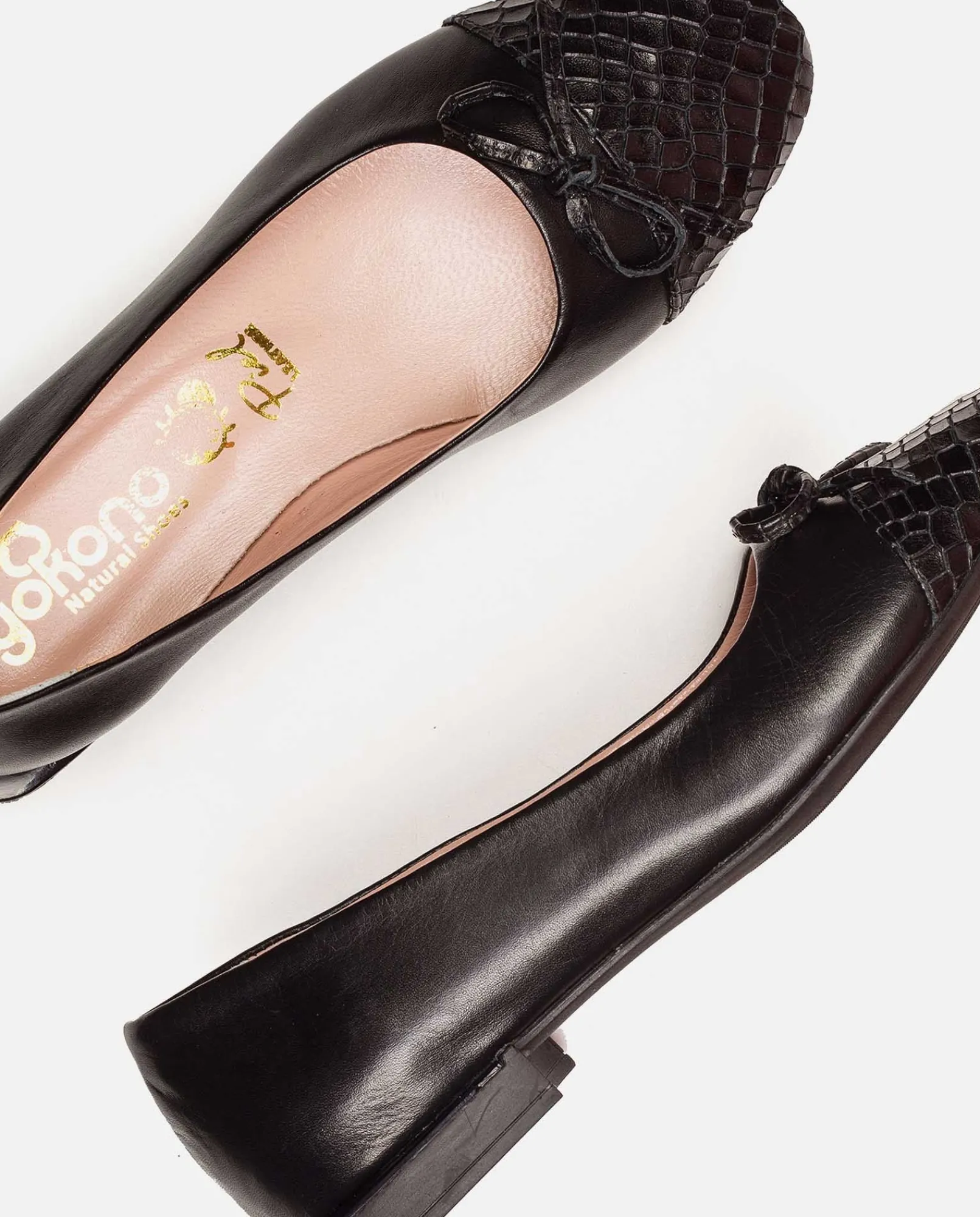 Mujer Yokono Zapatos|Zapato Plano Canada 001 Negro