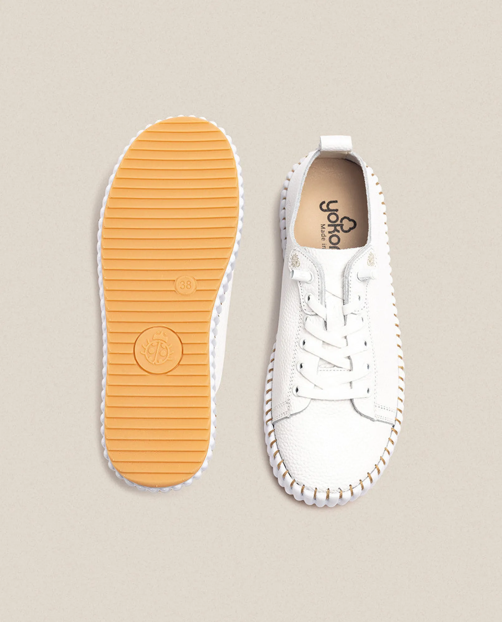 Mujer Yokono Zapatos|Deportivos|Zapato Plano Sintra 004 Blanco