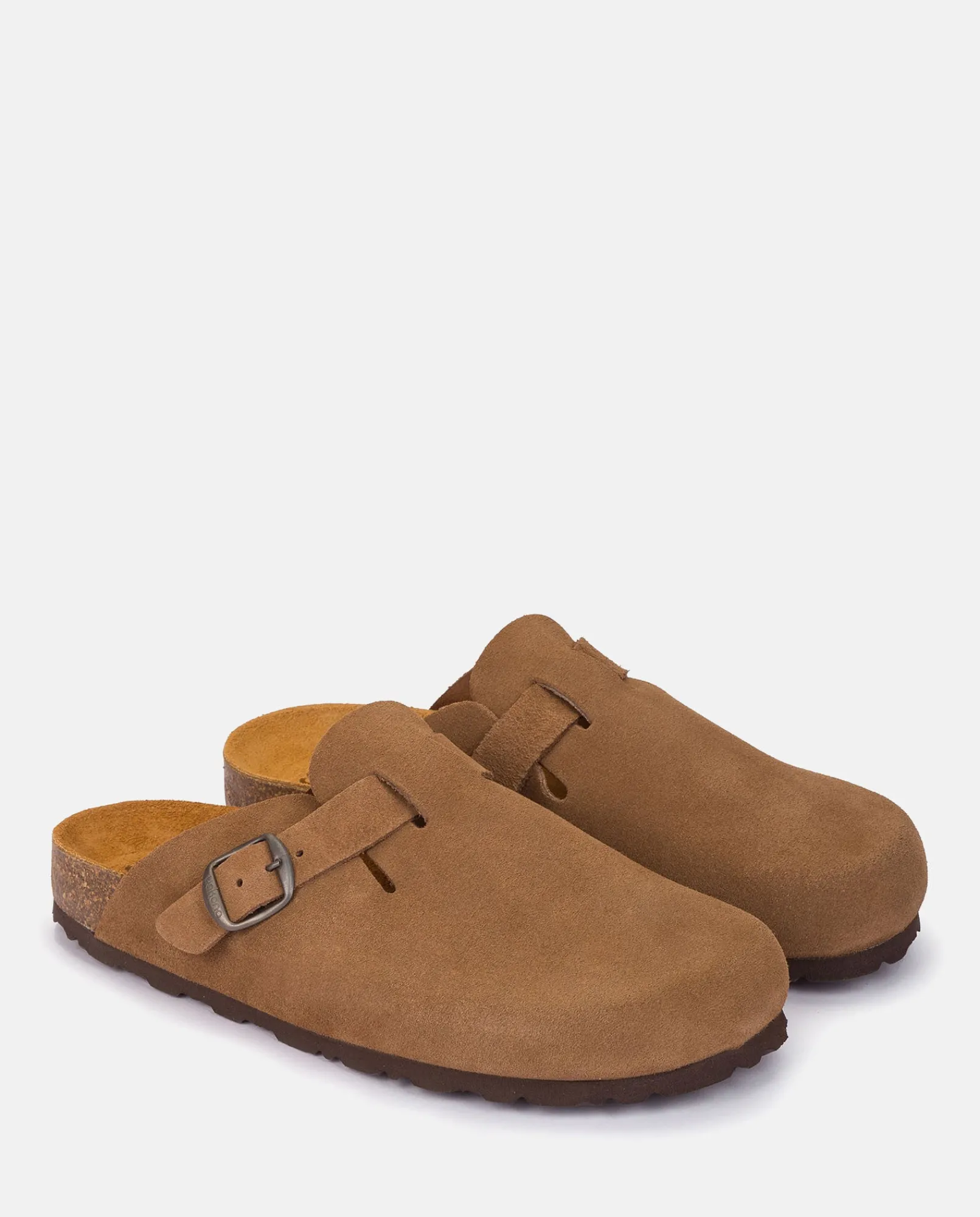 Mujer Yokono Zuecos|Sandalias Planas|Zapato Plano ZUECO-599 Marrón