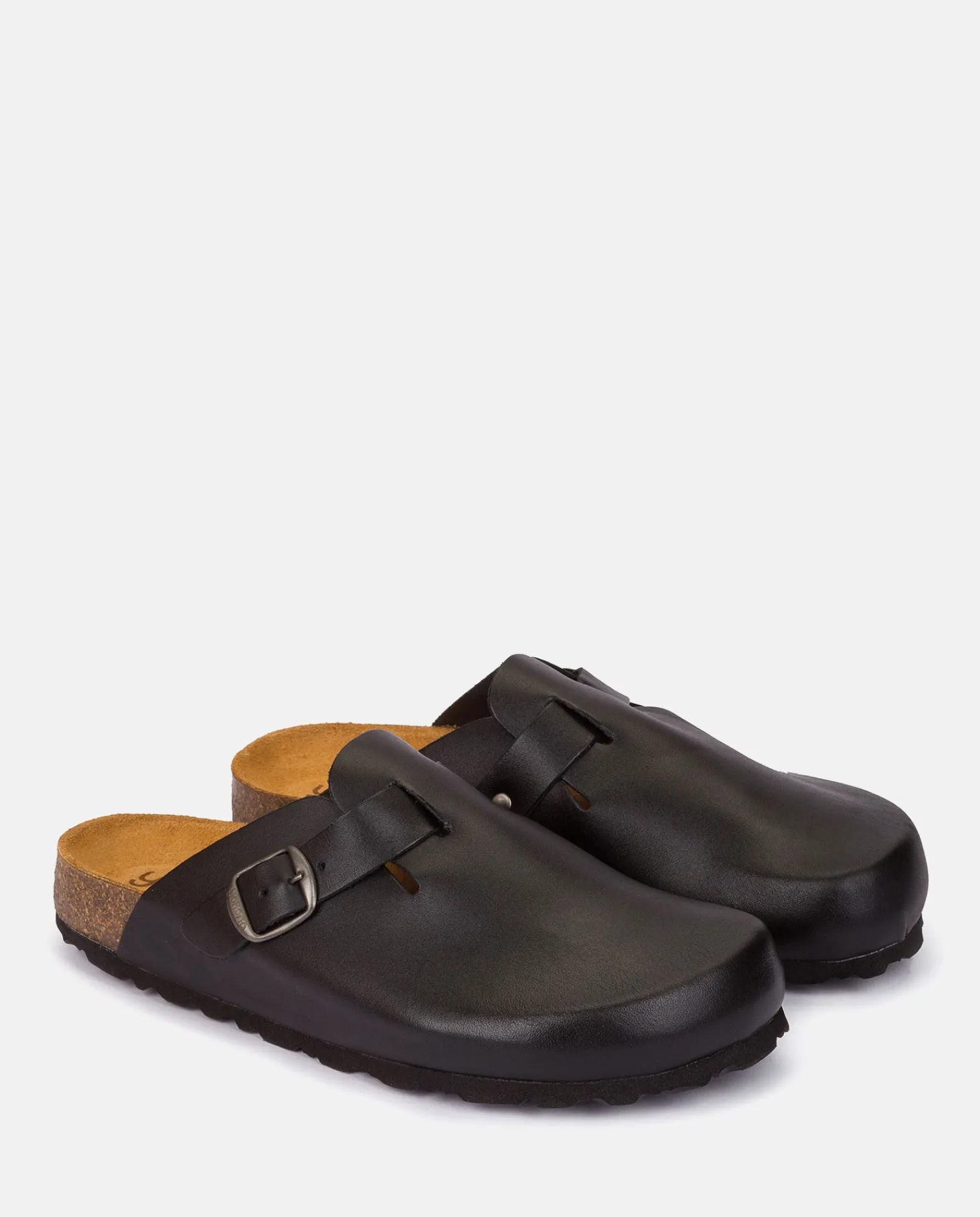 Mujer Yokono Zuecos|Sandalias Planas|Zapato Plano ZUECO-599 Negro
